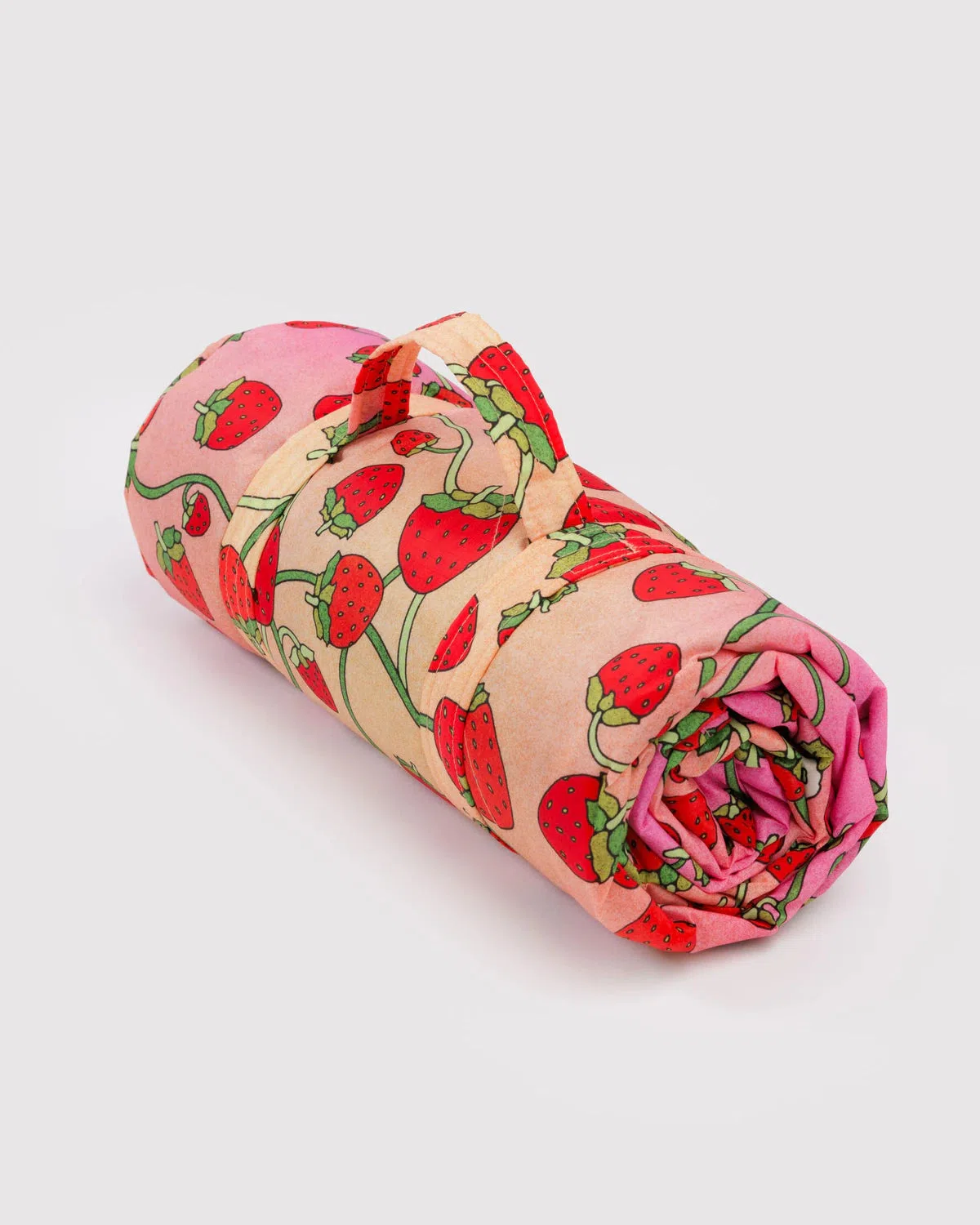 BAGGU Strawberry Blossom Puffy Picnic Blanket