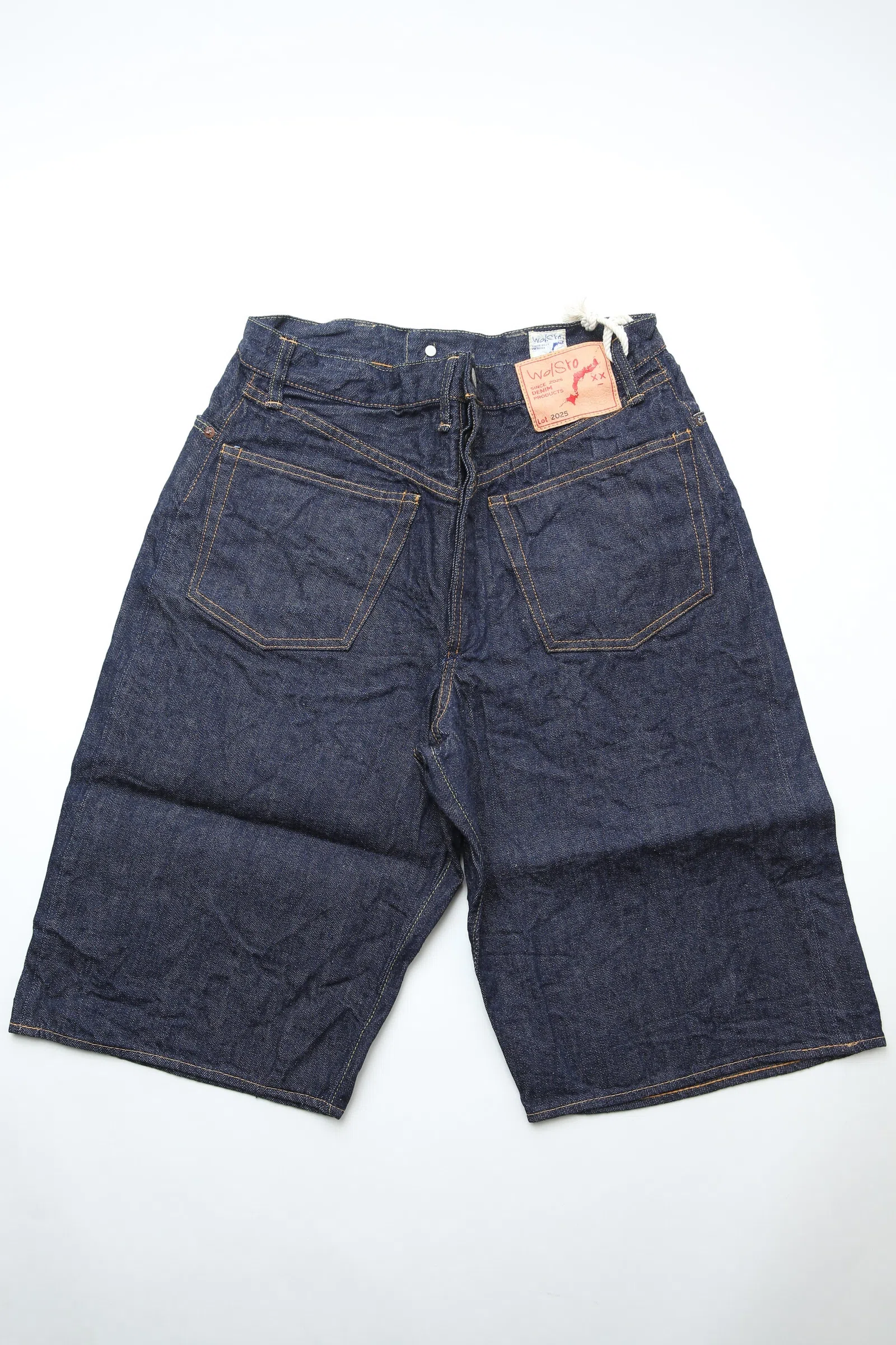 Orslow "wolSro" Backward Denim Short Pants - One Wash
