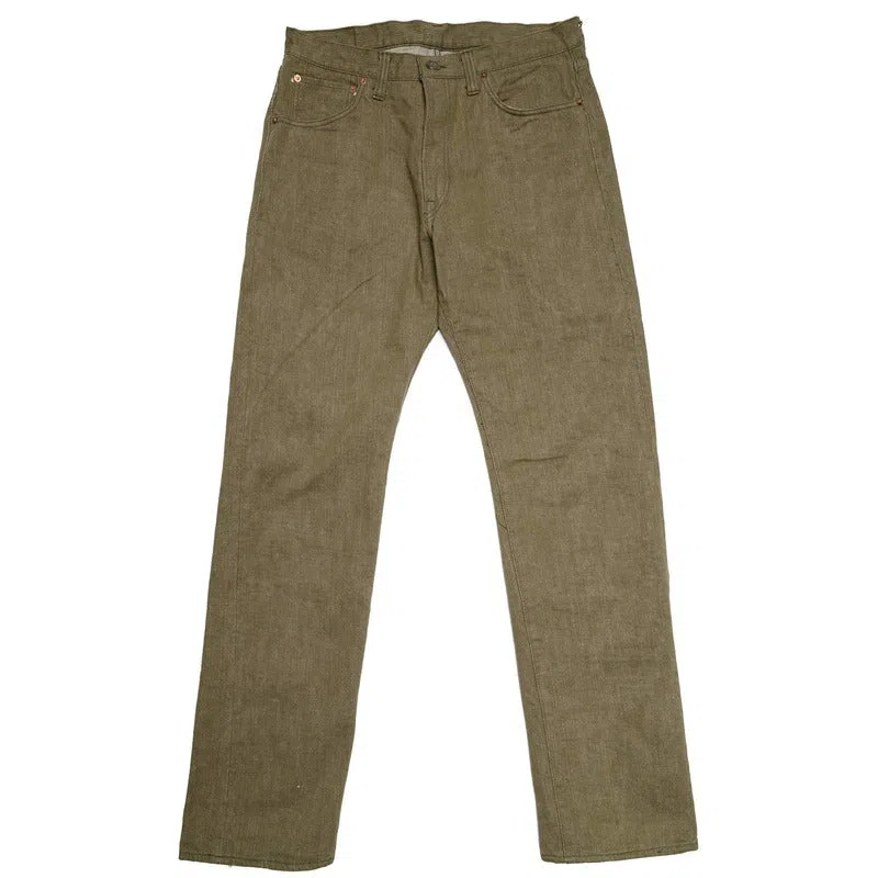 SAMURAI JEANS S0150GNX "Uguisu" 17oz Selvedge Denim - Regular Straight Fit