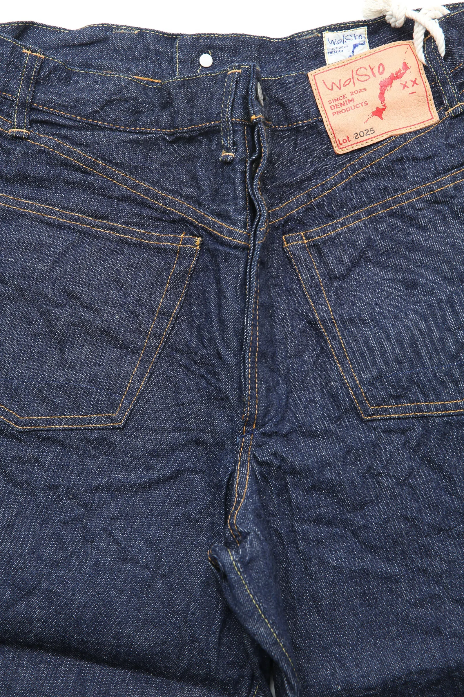 Orslow "wolSro" Backward Denim Short Pants - One Wash