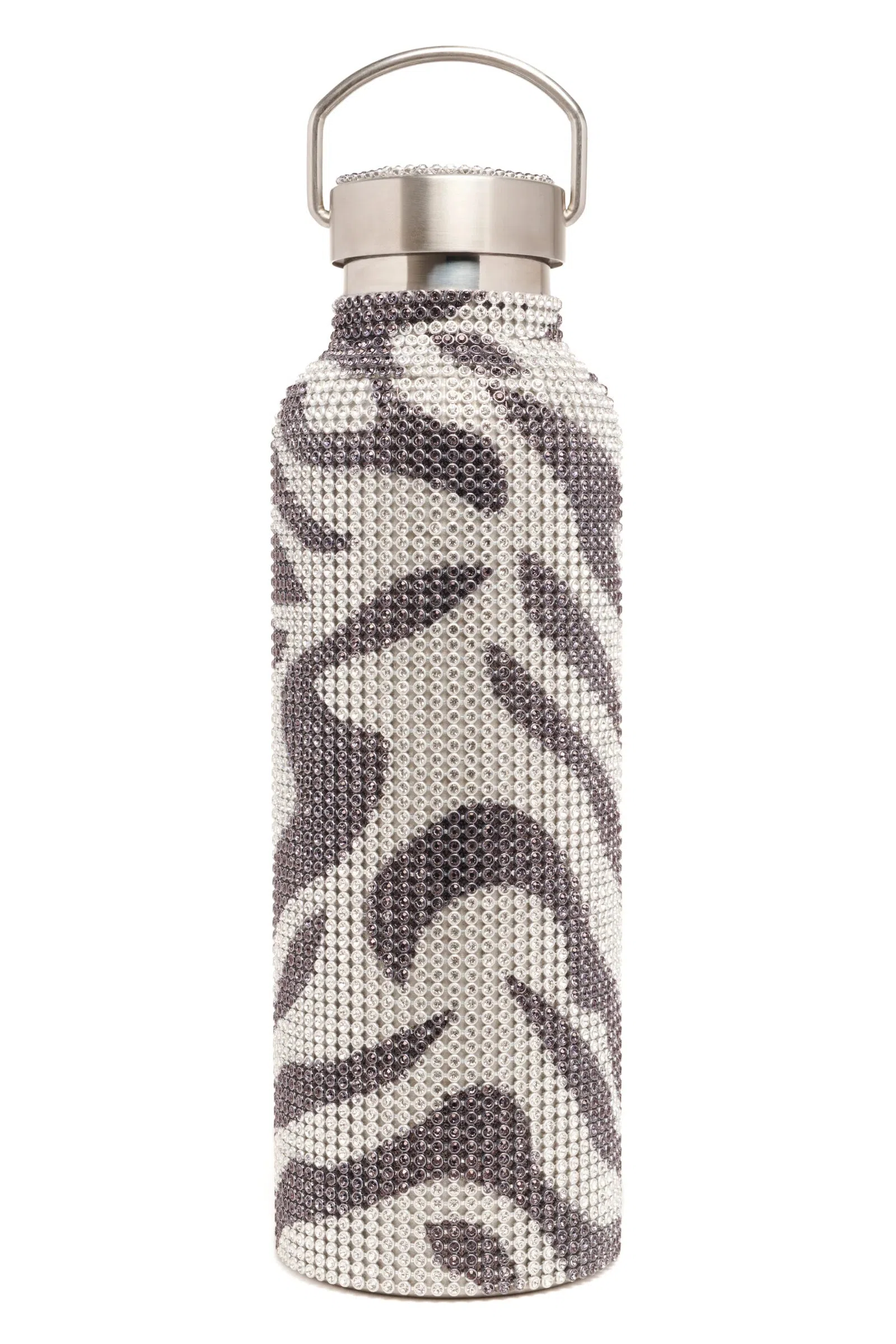 Collina Strada Zebra Rhinestone Water Bottle