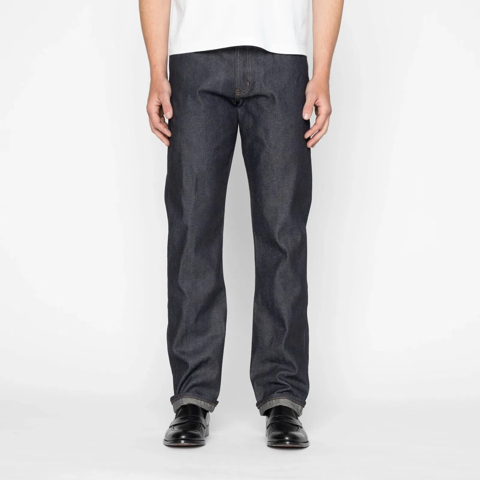 Naked & Famous True Guy Hemp Blend Selvedge Jeans - Indigo