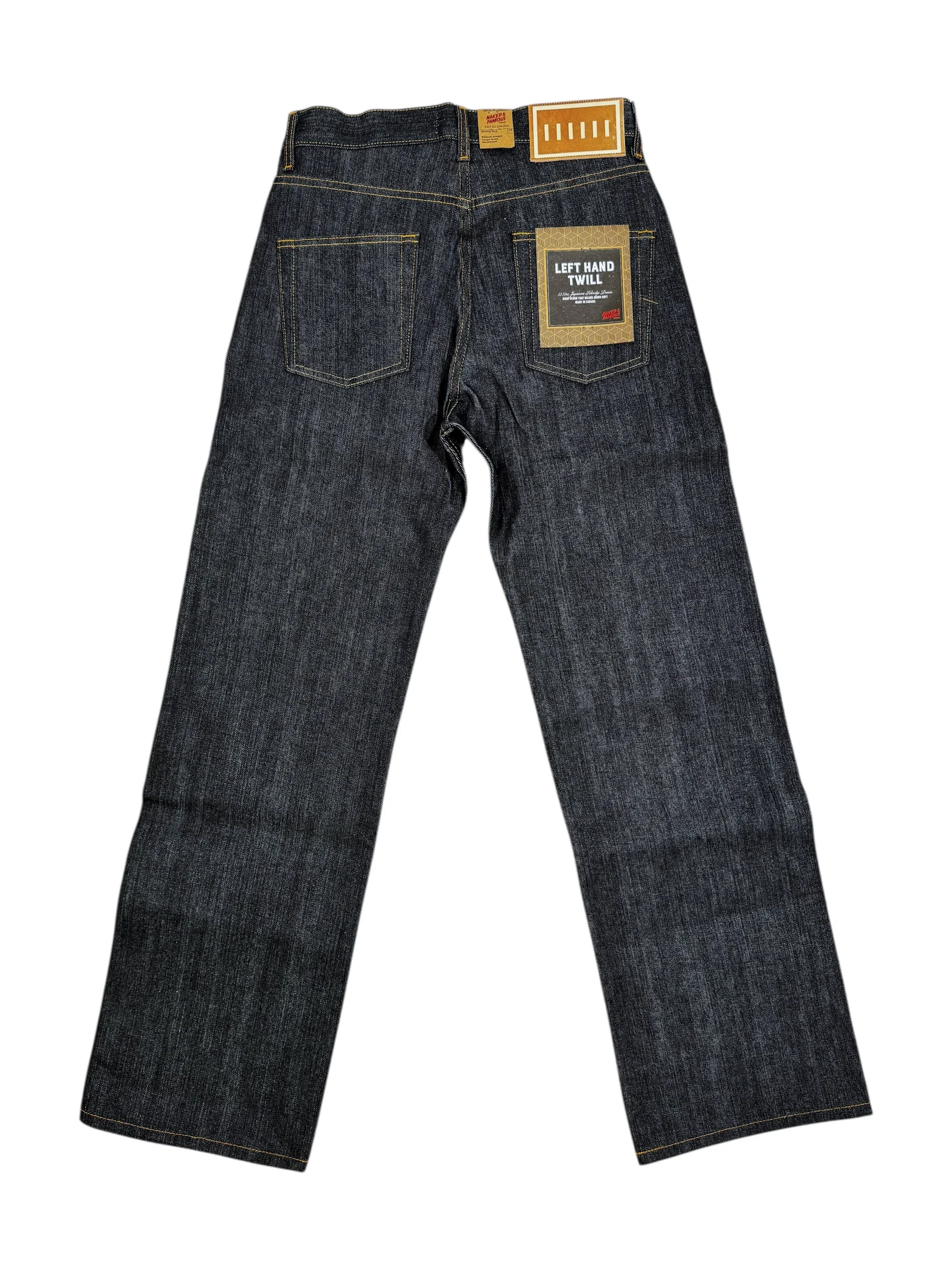 Naked & Famous Strong Guy Left Hand Twill Selvedge Jeans - Indigo