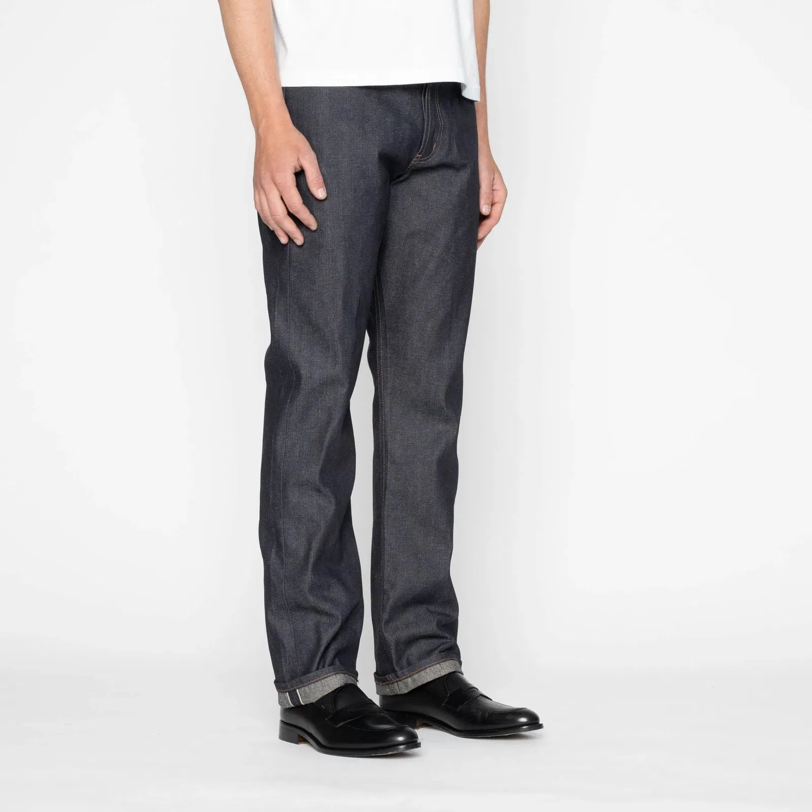 Naked & Famous True Guy Hemp Blend Selvedge Jeans - Indigo