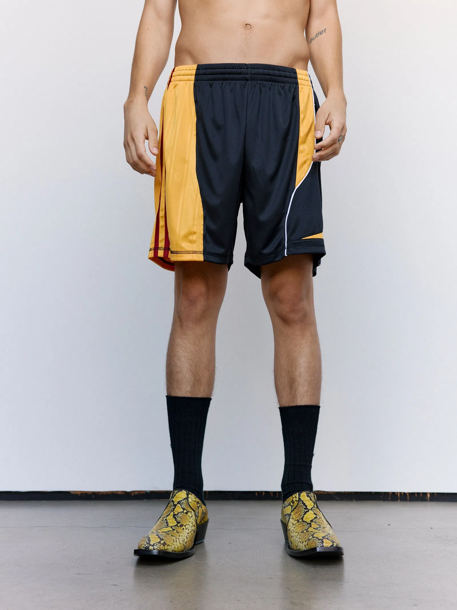 Martine Rose Poly Collage Football Shorts