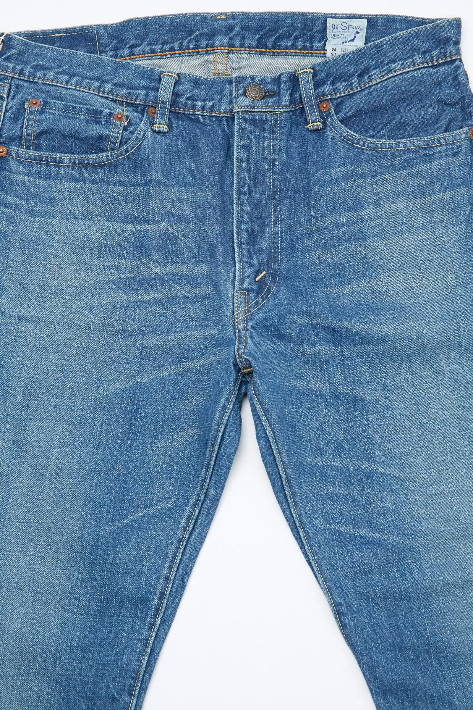 orSlow 107 Ivy Fit Slim Jean - 2 Year Wash